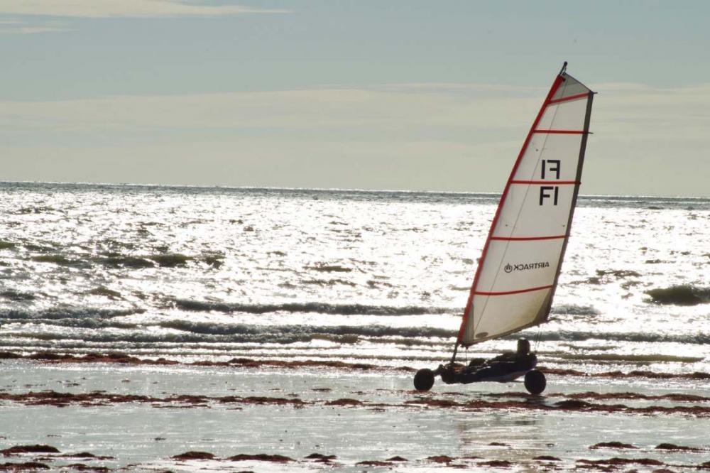 Vente de chars à voile près de la Baie de Somme